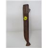 Image 8 : HUNTING KNIFE *BONE HANDLE* *6" BLADE* (H73 SOLINGEN, GERMANY) W/SHEATH *J MARTTIN* (MADE IN FINLAND