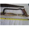 Image 2 : 2 SAWS (VINTAGE) *HACKSAW, 2 SIDED HAND SAW & EXTRA BLADES*
