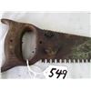 Image 3 : 2 SAWS (VINTAGE) *HACKSAW, 2 SIDED HAND SAW & EXTRA BLADES*