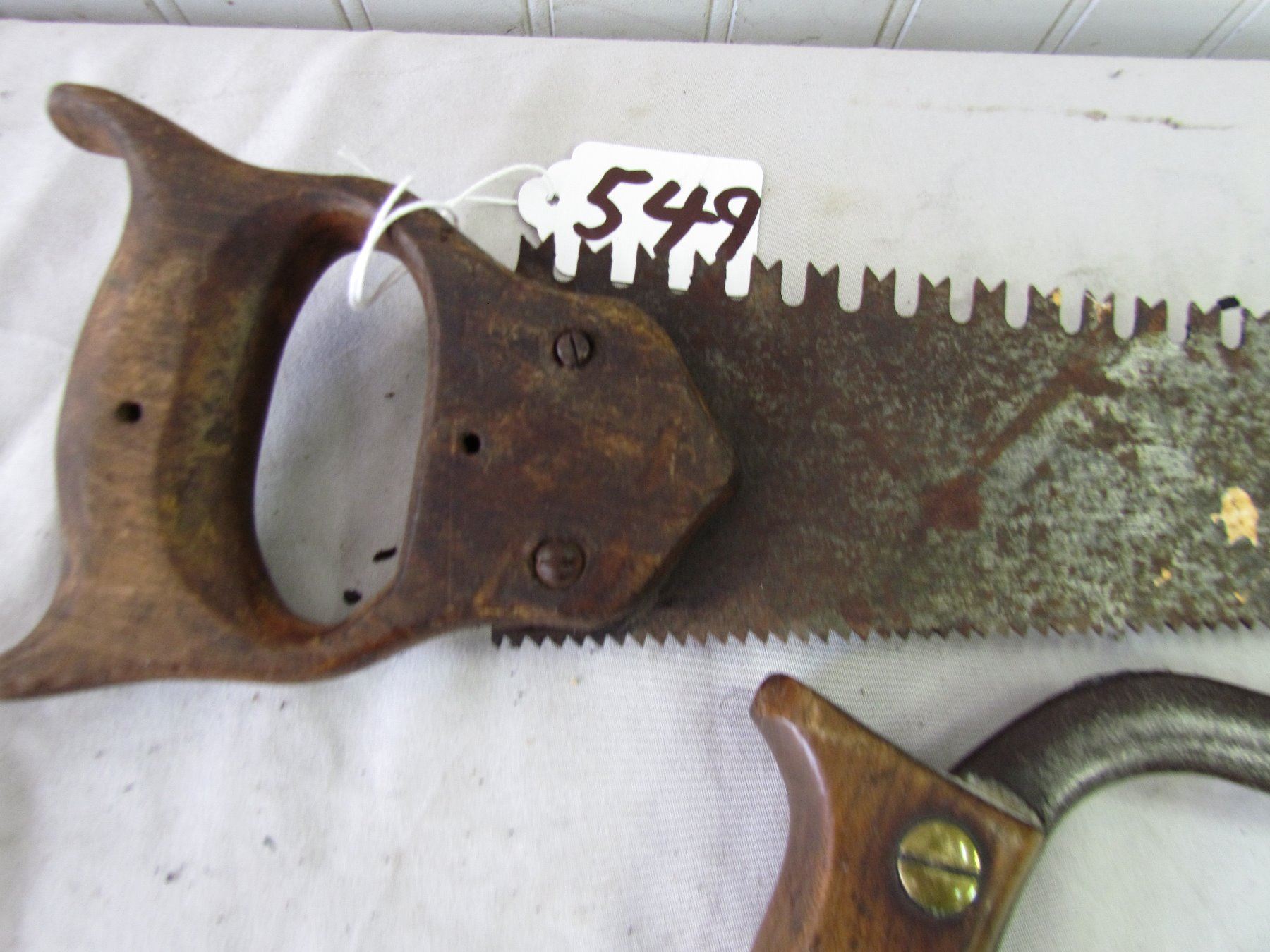 2 SAWS (VINTAGE) *HACKSAW, 2 SIDED HAND SAW & EXTRA BLADES* Schmalz