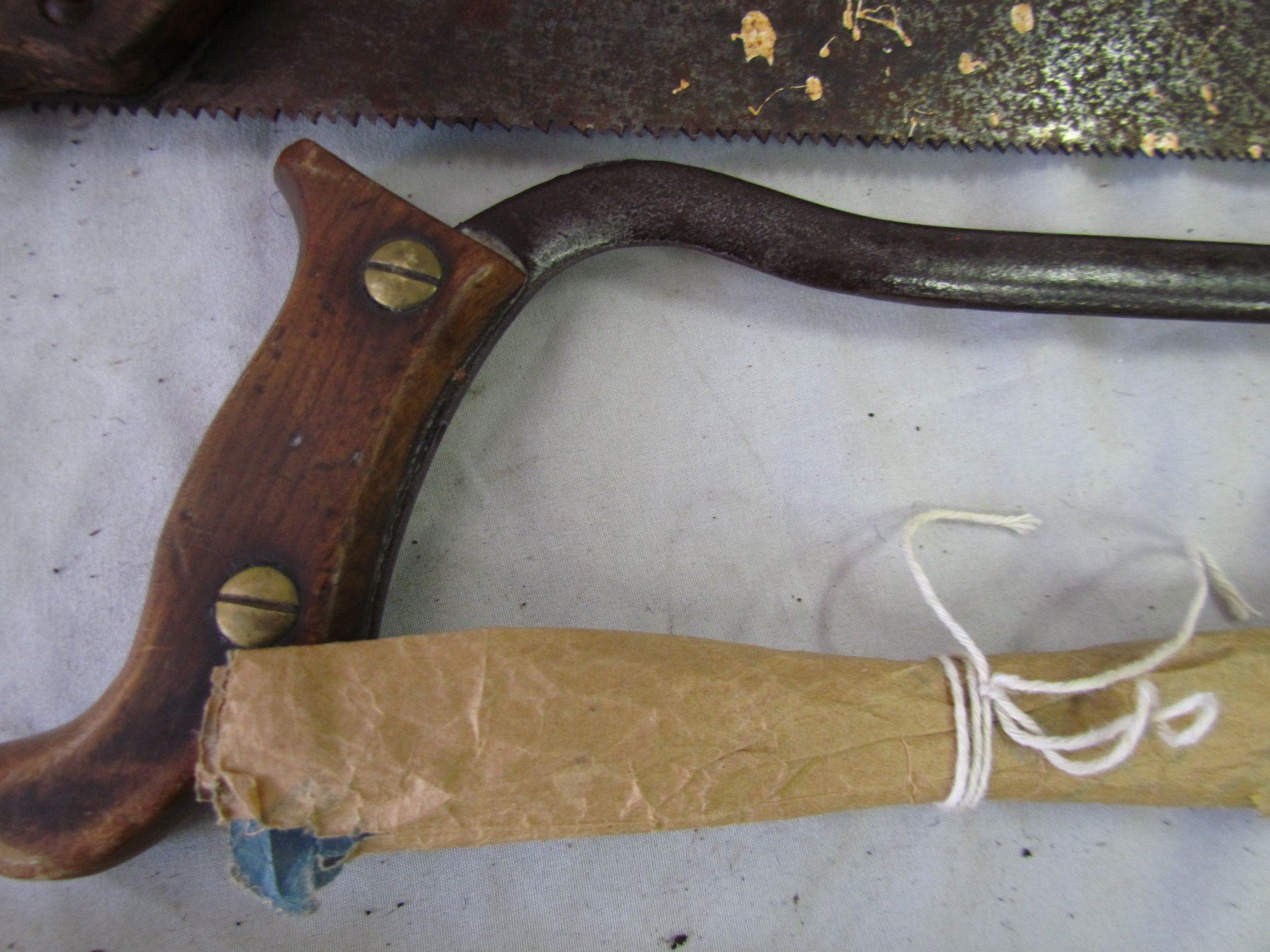 2 SAWS (VINTAGE) *HACKSAW, 2 SIDED HAND SAW & EXTRA BLADES* Schmalz