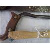 Image 5 : 2 SAWS (VINTAGE) *HACKSAW, 2 SIDED HAND SAW & EXTRA BLADES*