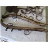 Image 4 : LOT OF HORSE RELATED ITEMS (HEIGNES, BITS, BUGGY STEPS, ETC)