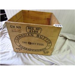 BUTTER BOX (WOODEN) *VERY NICE CONDITION*