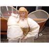 Image 2 : ANGEL FIGURINE (PORCELAIN HEAD & HANDS) *40" TALL*