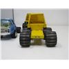 Image 12 : LOT OF 4 TONKA VEHICLES - SEMI-CAB TRUCKS & D9 CATERPILLAR (W/BACK HOE)