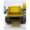 Image 5 : LOT OF 4 TONKA VEHICLES - SEMI-CAB TRUCKS & D9 CATERPILLAR (W/BACK HOE)