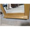 Image 3 : HALL ENTRANCE WALL MIRROR (W/COAT HOOKS; 28" X 35")