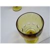 Image 10 : 7 AMBER DRINK GLASSES (BARTLETT-COLLINS) & WARNER BROTHERS CARTOON CARAFE