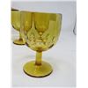 Image 8 : 7 AMBER DRINK GLASSES (BARTLETT-COLLINS) & WARNER BROTHERS CARTOON CARAFE