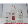 Image 2 : MILK BOTTLES (ALPHA, AVALON, CRYSTAL DAIRY) *QTY 3*