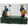 Image 4 : COIN BANK (CAST IRON) *MECHANICAL GOLF* (8.5" X 8.5*)