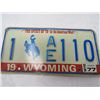 Image 6 : LOT OF 3 LICENSE PLATES (WYOMING)