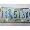 Image 4 : LOT OF 3 LICENSE PLATES (WYOMING)
