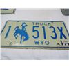 Image 5 : LOT OF 3 LICENSE PLATES (WYOMING)
