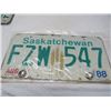 Image 18 : LOT OF 12 LICENSE PLATES (SASKATCHEWAN)