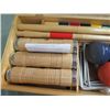 Image 4 : CROQUET GAME (IN WOODEN CASE) *NEW 33 INCH*