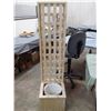 Image 1 : LATTICE PLANTERS (60" TALL, 15"  D X 15")  *HANDMADE BY GORDON BRAATEN*