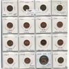 Image 1 : SHEET OF 1929 - 1967 CNDN 1 CENT PCS (QTY 15) & 2018 CNDN ARMISTICE 2 DOLLAR PC