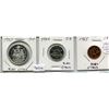 Image 1 : SET OF 3 CNDN COINS (1963 25 CENT PC & PENNY, 1962 NICKEL)