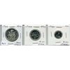 Image 1 : 1966 SET OF 3 CNDN COINS (50C CENT, 25 CENT, 10 CENT PCS) *SILVER*