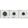 Image 1 : SET OF 3 CNDN COINS (1963 25 CENT PC & 10 CENT PC, 1962 DIME)