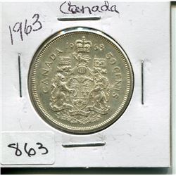 1963 CNDN 50 CENT PC (SILVER)