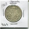 Image 1 : 1963 CNDN 50 CENT PC (SILVER)