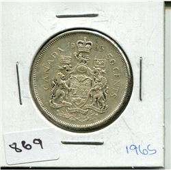 1965 CNDN 50 CENT PC (SILVER)