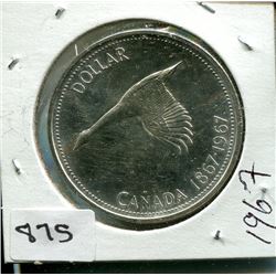 1967 CNDN SILVER DOLLAR PC