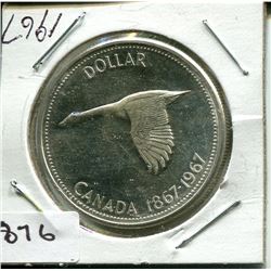 1967 CNDN SILVER DOLLAR PC