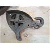 Image 2 : LOT OF 2 BARN TRUCK PULLEYS *10" LONG*