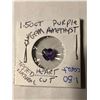Image 1 : Beautiful 1.50 carat Purple AMETHYST Heart Cut Tested Natural