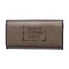 Image 1 : Bvlgari Dark Brown Coated Canvas Graphic Print Long Wallet