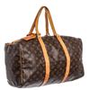 Image 3 : Louis Vuitton Monogram Canvas Leather Sac Souple 55 cm Duffle Bag