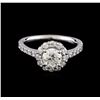 Image 2 : 1.60 ctw Diamond Ring - 14KT White Gold