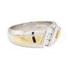 Image 1 : 0.26 ctw Diamond Ring - 14KT Yellow and White Gold