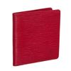 Image 7 : Louis Vuitton Red Epi Leather Porte-Billets 6 Cartes Credit Wallet