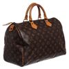 Image 1 : Louis Vuitton Monogram Canvas Leather Speedy 35 cm Bag