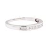 Image 1 : 0.20 ctw Diamond Band - 14KT White Gold