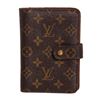 Image 1 : Louis Vuitton Monogram Canvas Leather Porte Papier Zippe Wallet