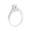 Image 4 : 0.80 ctw Diamond Engagement Ring - 14KT White Gold