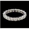 Image 1 : 14KT White Gold 1.14 ctw Diamond Ring