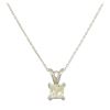 Image 1 : 0.65 ctw Diamond Pendant With Chain - 14KT White Gold