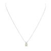 Image 3 : 0.65 ctw Diamond Pendant With Chain - 14KT White Gold