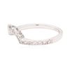 Image 2 : 0.25 ctw Diamond Ring - 18KT White Gold