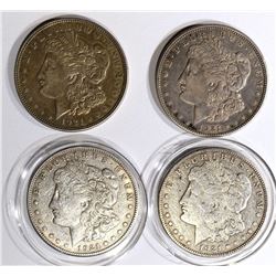 2-1921 & 2-1921-S MORGAN DOLLARS, CIRC OR BETTER