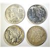 Image 1 : PEACE AND MORGAN DOLLAR LOT: