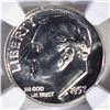 Image 2 : 1957 ROOSEVELT DIME, NGC PF-69