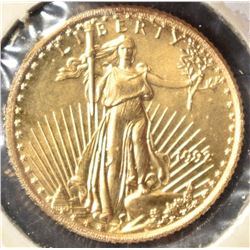 1992 1/10th OUNCE GOLD AMERICAN EAGLE